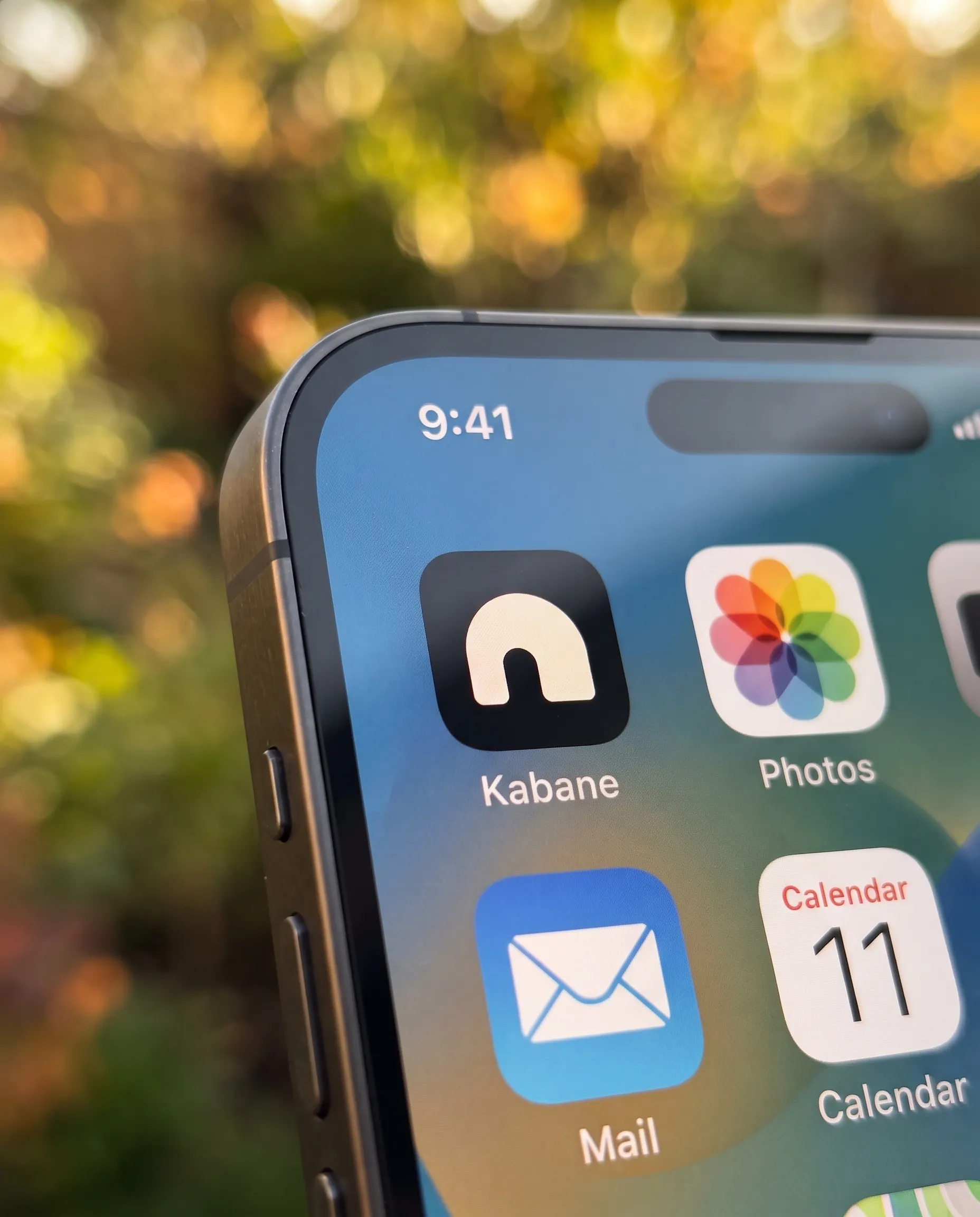 Icône Kabane sur l'écran d'accueil d'un iPhone